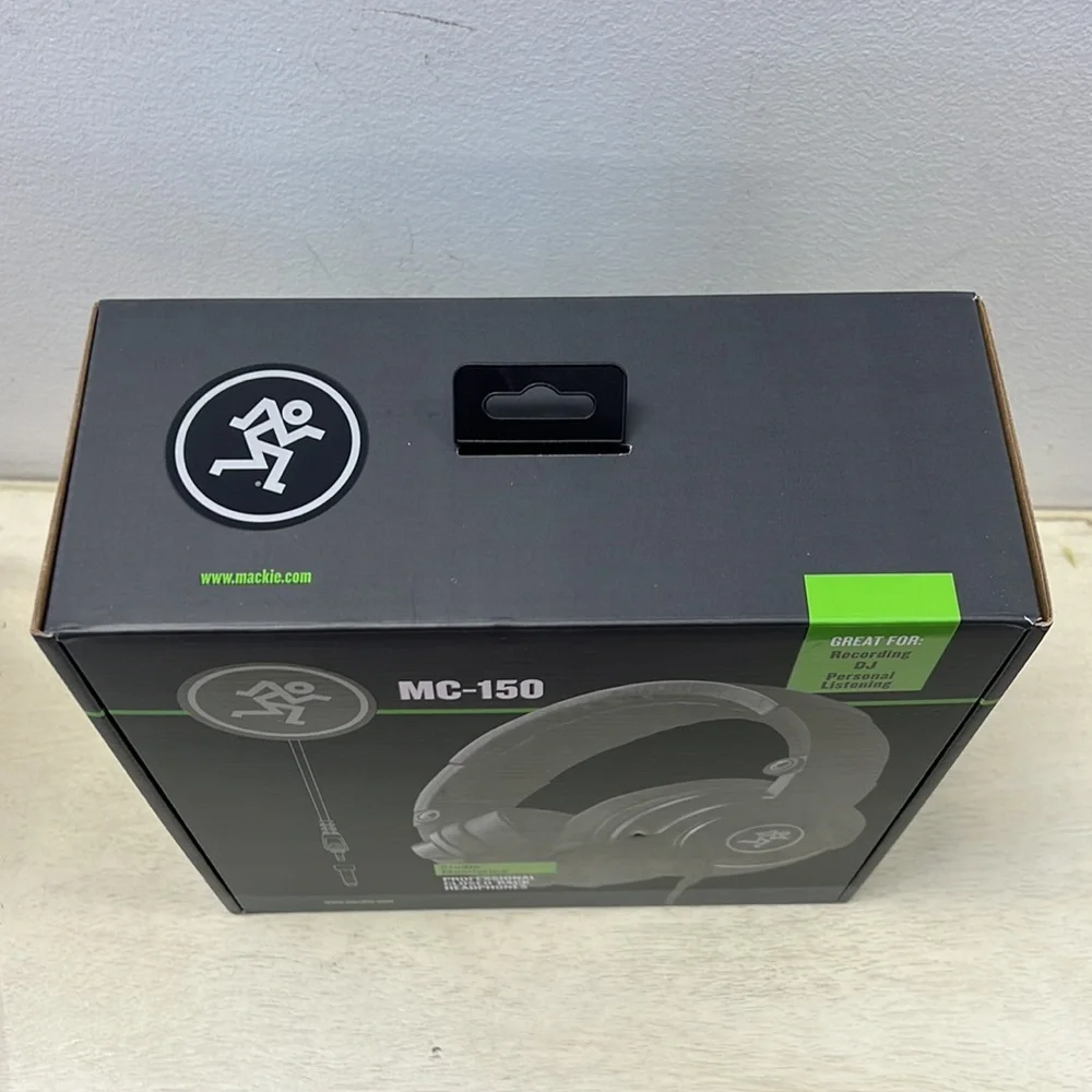 NIB/SEALED - Mackie MC-150 Professional Closed-Back Headphones, Black - Picture 5 of 10